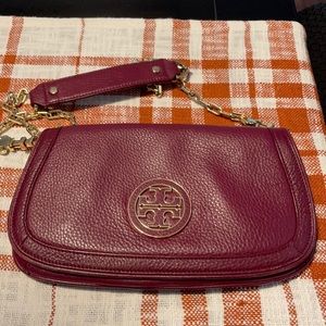 Tory Burch Burgundy Crossbody